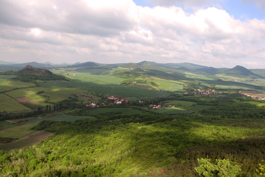 výhled z Košťálova