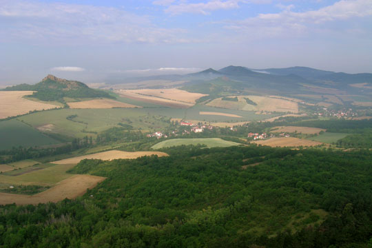 výhled z Košťálova