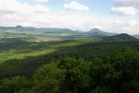 výhled z Košťálova
