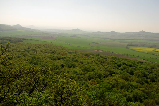 výhled z Ostrého